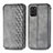 Custodia Portafoglio In Pelle Cover con Supporto S01D per Nokia G100 Grigio