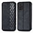 Custodia Portafoglio In Pelle Cover con Supporto S01D per Nokia G100 Nero