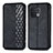 Custodia Portafoglio In Pelle Cover con Supporto S01D per OnePlus 10 Pro 5G Nero