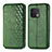 Custodia Portafoglio In Pelle Cover con Supporto S01D per OnePlus 10 Pro 5G Verde