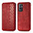 Custodia Portafoglio In Pelle Cover con Supporto S01D per OnePlus 9 Pro 5G Rosso