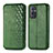 Custodia Portafoglio In Pelle Cover con Supporto S01D per OnePlus 9 Pro 5G Verde