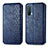 Custodia Portafoglio In Pelle Cover con Supporto S01D per OnePlus Nord CE 5G Blu