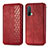 Custodia Portafoglio In Pelle Cover con Supporto S01D per OnePlus Nord CE 5G Rosso