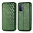 Custodia Portafoglio In Pelle Cover con Supporto S01D per OnePlus Nord N200 5G Verde