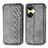 Custodia Portafoglio In Pelle Cover con Supporto S01D per OnePlus Nord N30 5G Grigio