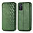 Custodia Portafoglio In Pelle Cover con Supporto S01D per Oppo A55S 5G Verde