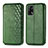 Custodia Portafoglio In Pelle Cover con Supporto S01D per Oppo A74 4G Verde