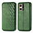 Custodia Portafoglio In Pelle Cover con Supporto S01D per Oppo F21s Pro 4G Verde