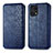 Custodia Portafoglio In Pelle Cover con Supporto S01D per Oppo Find X5 5G Blu