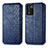 Custodia Portafoglio In Pelle Cover con Supporto S01D per Oppo K9S 5G Blu
