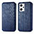 Custodia Portafoglio In Pelle Cover con Supporto S01D per Oppo Reno7 A Blu