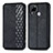 Custodia Portafoglio In Pelle Cover con Supporto S01D per Realme C12 Nero