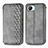 Custodia Portafoglio In Pelle Cover con Supporto S01D per Realme C30 Grigio