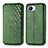 Custodia Portafoglio In Pelle Cover con Supporto S01D per Realme C30 Verde