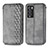 Custodia Portafoglio In Pelle Cover con Supporto S01D per Realme GT Master Explorer 5G Grigio