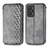 Custodia Portafoglio In Pelle Cover con Supporto S01D per Realme GT Neo2 5G Grigio