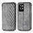 Custodia Portafoglio In Pelle Cover con Supporto S01D per Realme GT2 Pro 5G Grigio