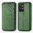 Custodia Portafoglio In Pelle Cover con Supporto S01D per Realme GT2 Pro 5G Verde