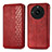 Custodia Portafoglio In Pelle Cover con Supporto S01D per Realme Narzo 60 5G Rosso