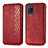 Custodia Portafoglio In Pelle Cover con Supporto S01D per Realme V11 5G Rosso