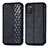 Custodia Portafoglio In Pelle Cover con Supporto S01D per Samsung Galaxy A02s Nero