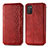 Custodia Portafoglio In Pelle Cover con Supporto S01D per Samsung Galaxy A02s Rosso