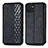 Custodia Portafoglio In Pelle Cover con Supporto S01D per Samsung Galaxy A03 Nero