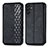 Custodia Portafoglio In Pelle Cover con Supporto S01D per Samsung Galaxy A04s Nero