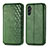 Custodia Portafoglio In Pelle Cover con Supporto S01D per Samsung Galaxy A04s Verde