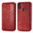 Custodia Portafoglio In Pelle Cover con Supporto S01D per Samsung Galaxy A11 Rosso