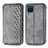 Custodia Portafoglio In Pelle Cover con Supporto S01D per Samsung Galaxy A12 5G Grigio