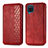 Custodia Portafoglio In Pelle Cover con Supporto S01D per Samsung Galaxy A12 5G Rosso