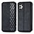 Custodia Portafoglio In Pelle Cover con Supporto S01D per Samsung Galaxy A13 4G Nero