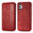 Custodia Portafoglio In Pelle Cover con Supporto S01D per Samsung Galaxy A13 4G Rosso