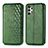 Custodia Portafoglio In Pelle Cover con Supporto S01D per Samsung Galaxy A13 4G Verde