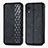 Custodia Portafoglio In Pelle Cover con Supporto S01D per Samsung Galaxy A20 Nero