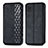 Custodia Portafoglio In Pelle Cover con Supporto S01D per Samsung Galaxy A21 SC-42A Nero