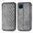 Custodia Portafoglio In Pelle Cover con Supporto S01D per Samsung Galaxy A22 4G Grigio