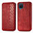 Custodia Portafoglio In Pelle Cover con Supporto S01D per Samsung Galaxy A22 4G Rosso