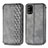 Custodia Portafoglio In Pelle Cover con Supporto S01D per Samsung Galaxy A31 Grigio