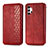 Custodia Portafoglio In Pelle Cover con Supporto S01D per Samsung Galaxy A32 4G Rosso