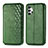 Custodia Portafoglio In Pelle Cover con Supporto S01D per Samsung Galaxy A32 4G Verde