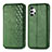 Custodia Portafoglio In Pelle Cover con Supporto S01D per Samsung Galaxy A32 5G Verde