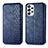 Custodia Portafoglio In Pelle Cover con Supporto S01D per Samsung Galaxy A33 5G Blu