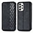 Custodia Portafoglio In Pelle Cover con Supporto S01D per Samsung Galaxy A33 5G Nero