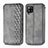 Custodia Portafoglio In Pelle Cover con Supporto S01D per Samsung Galaxy A42 5G Grigio