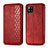 Custodia Portafoglio In Pelle Cover con Supporto S01D per Samsung Galaxy A42 5G Rosso