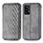 Custodia Portafoglio In Pelle Cover con Supporto S01D per Samsung Galaxy A52 4G Grigio