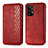 Custodia Portafoglio In Pelle Cover con Supporto S01D per Samsung Galaxy A52 4G Rosso